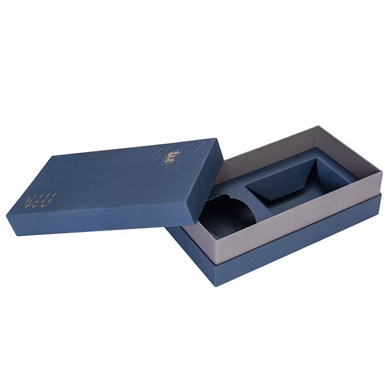 Custom Design Logo Printed Luxury Perfume Packaging Wooden Gift Set Box