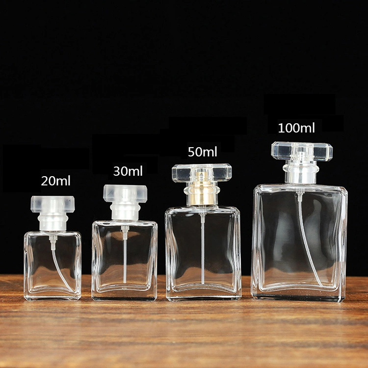 Custom Factory Supplies Hexagon Perfume Bottle 50ml 100ml Luxury Empty Glass Bottles Custom Box Wholesale