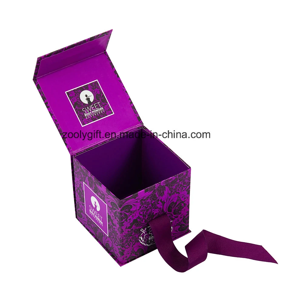 Perfume Packaging Cube Shape Foldable Cardboard Box